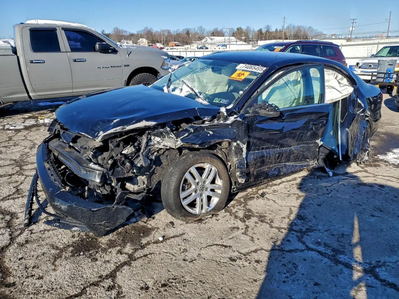 VOLKSWAGEN JETTA 2017. Lot# 74065495. VIN 3VW2B7AJXHM374723. Photo 1