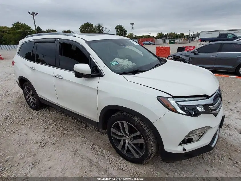 HONDA PILOT 2018. Lot# 43407134. VIN 5FNYF6H91JB044342. Photo 1