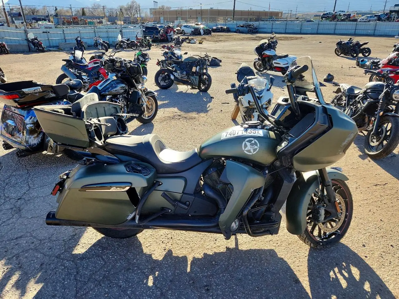 INDIAN MOTORCYCLE CO. CHALLENGER 2023. Lot# 74071435. VIN 56KLCCRR4P3421732. Photo 1