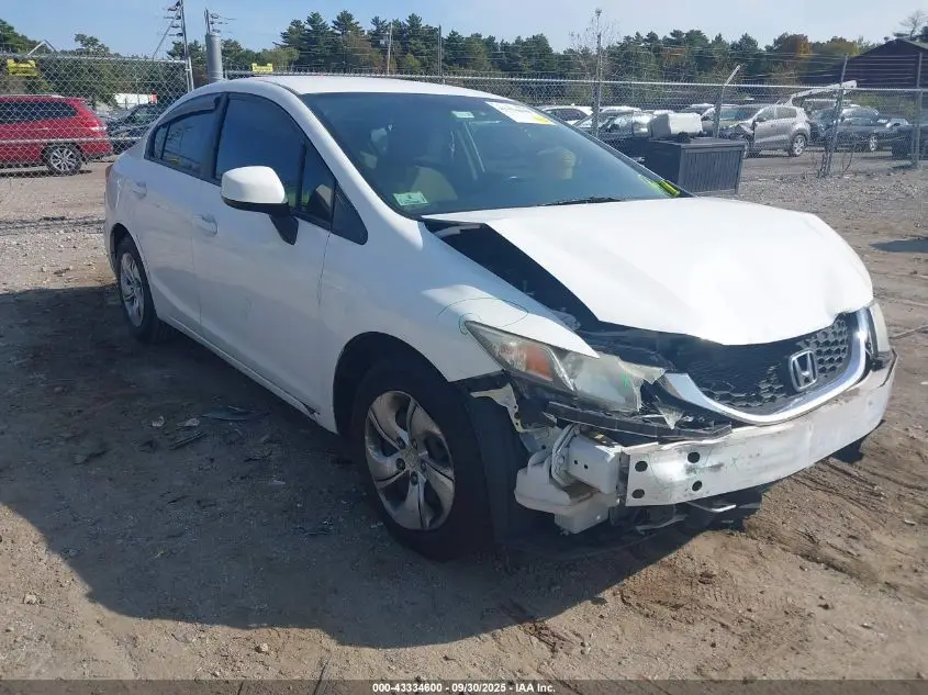 HONDA CIVIC 2013. Lot# 43334600. VIN 2HGFB2F59DH563571. Photo 1