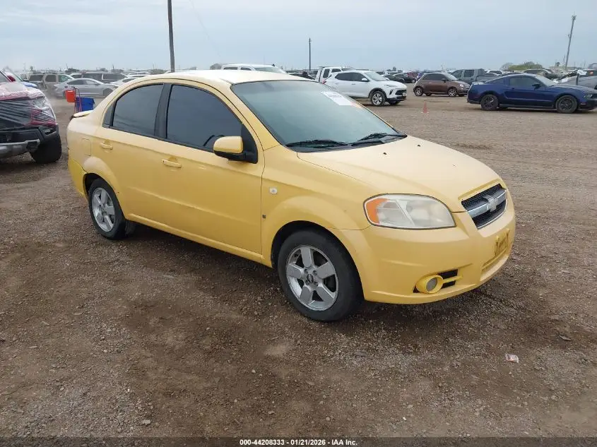 CHEVROLET AVEO 2008. Lot# 44208333. VIN KL1TD56618B273417. Photo 1