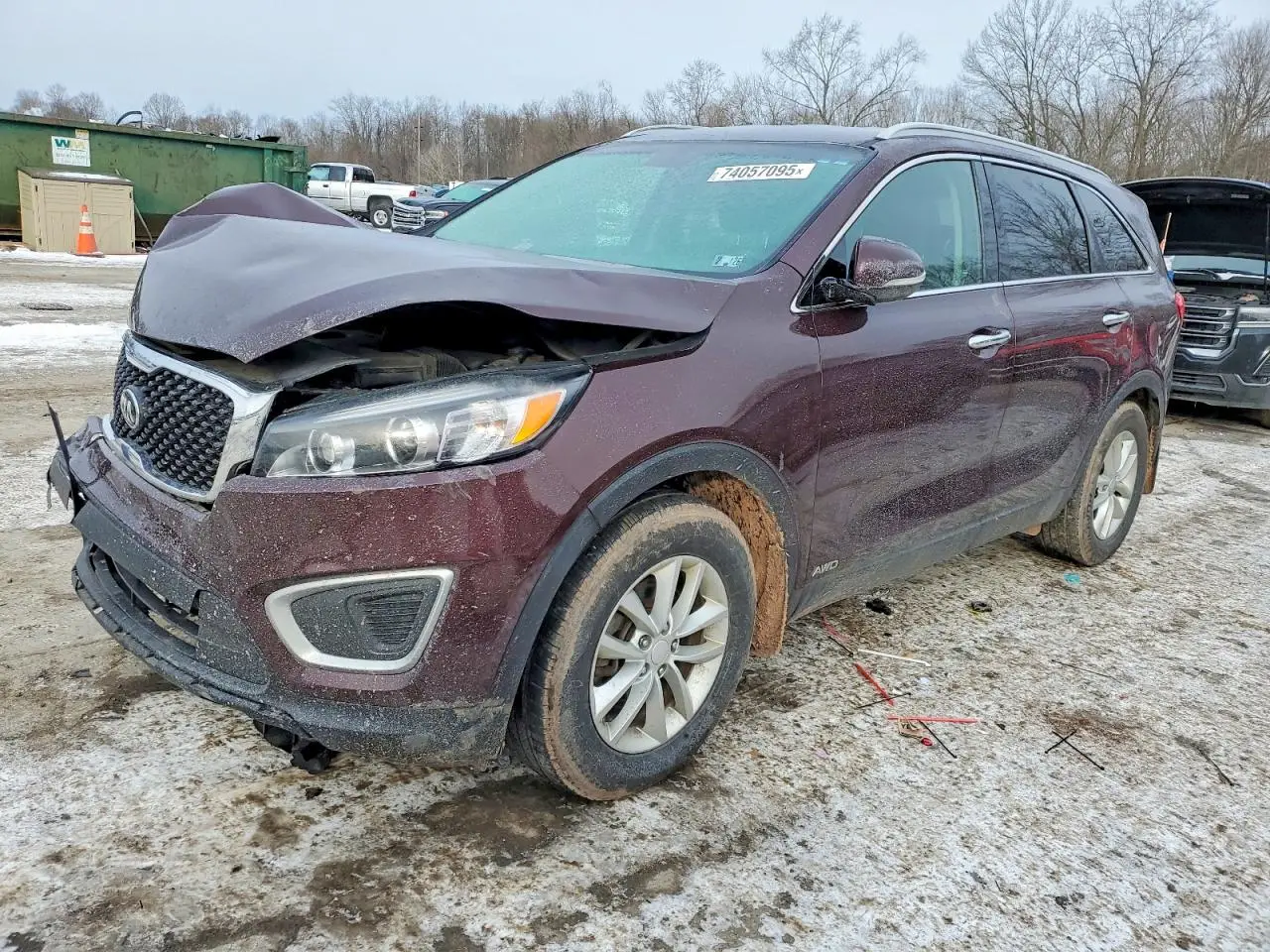 KIA SORENTO 2016. Lot# 74057095. VIN 5XYPGDA37GG151979. Photo 1