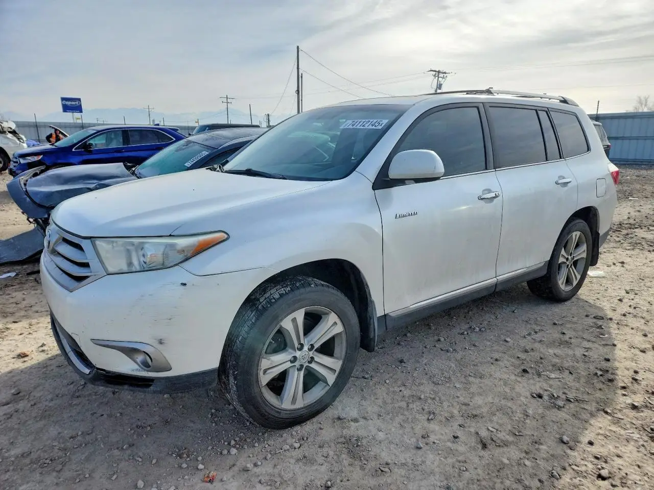 TOYOTA HIGHLANDER 2012. Lot# 74112145. VIN 5TDDK3EH1CS165276. Photo 1