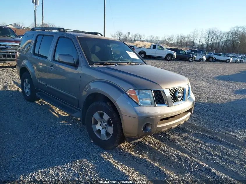 NISSAN PATHFINDER 2007. Lot# 44178926. VIN 5N1AR18U67C646543. Photo 1