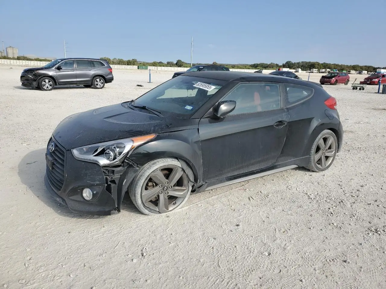 HYUNDAI VELOSTER 2014. Lot# 82695955. VIN KMHTC6AE7EU209958. Photo 1