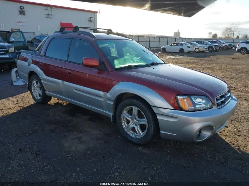 SUBARU BAJA 2003. Lot# 43732754. VIN 4S4BT61C937105333. Photo 1