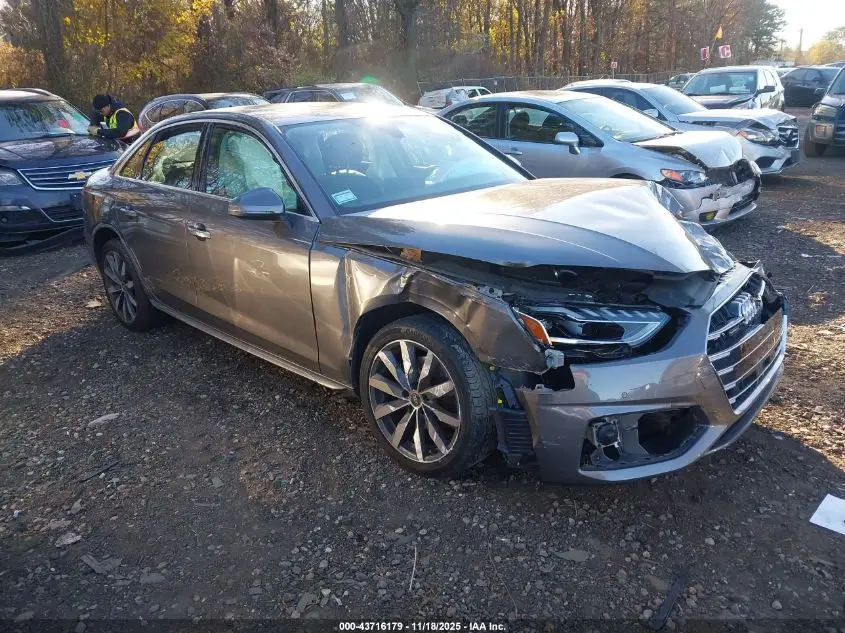 AUDI A4 2021. Lot# 43716179. VIN WAUBBAF41MA074480. Photo 1