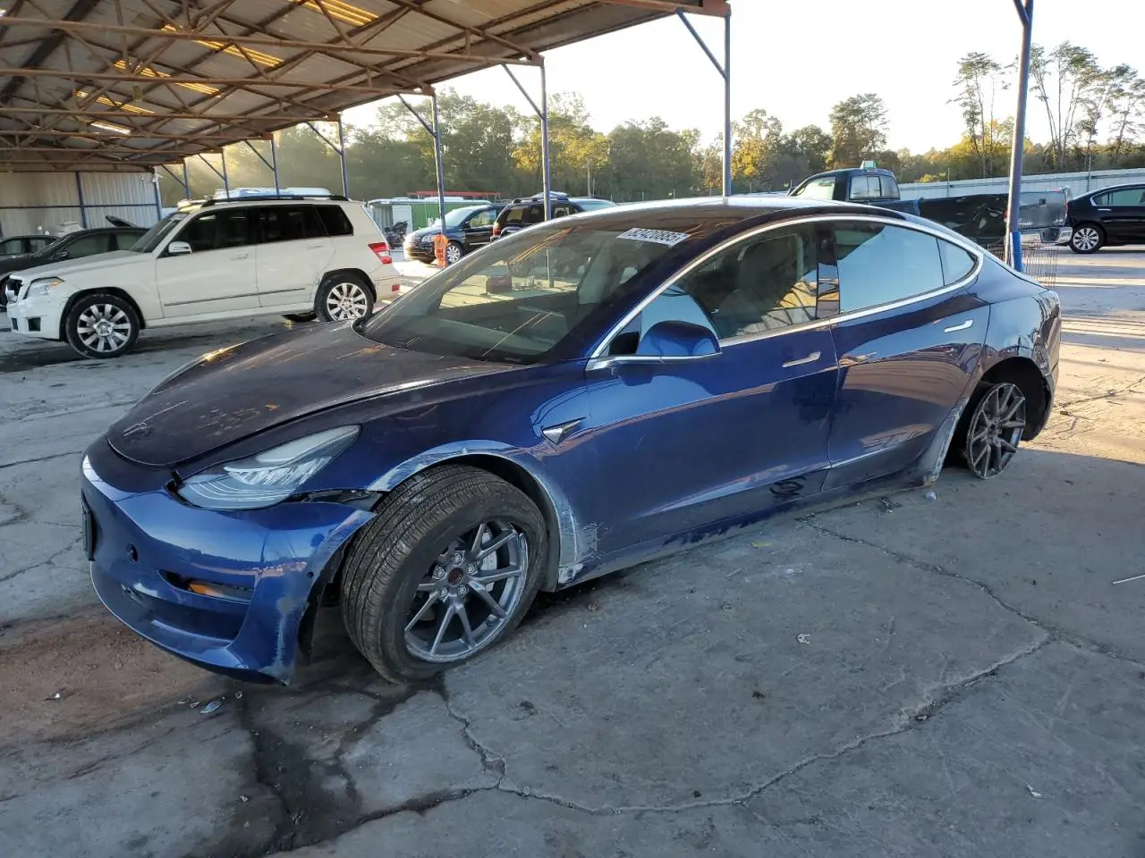 TESLA MODEL 3 2020. Lot# 82420885. VIN 5YJ3E1EAXLF705741. Photo 1