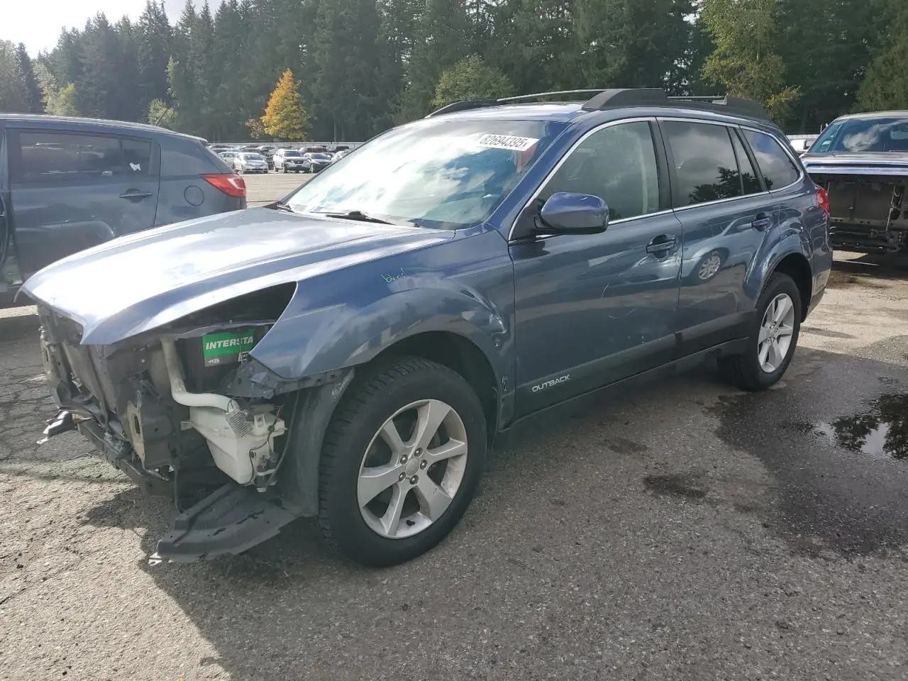 SUBARU OUTBACK 2013. Lot# 82694395. VIN 4S4BRBCC7D3297672. Photo 1