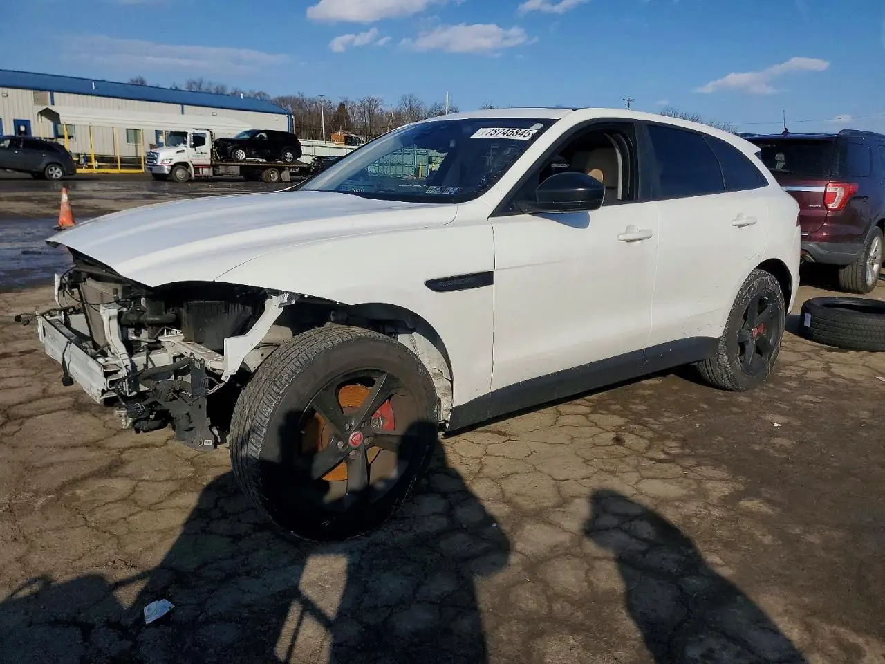 JAGUAR F-PACE 2018. Lot# 73745845. VIN SADCJ2EV6JA262163. Photo 1