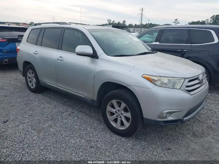 TOYOTA HIGHLANDER 2013. Lot# 43764899. VIN 5TDZK3EH0DS101396. Photo 1