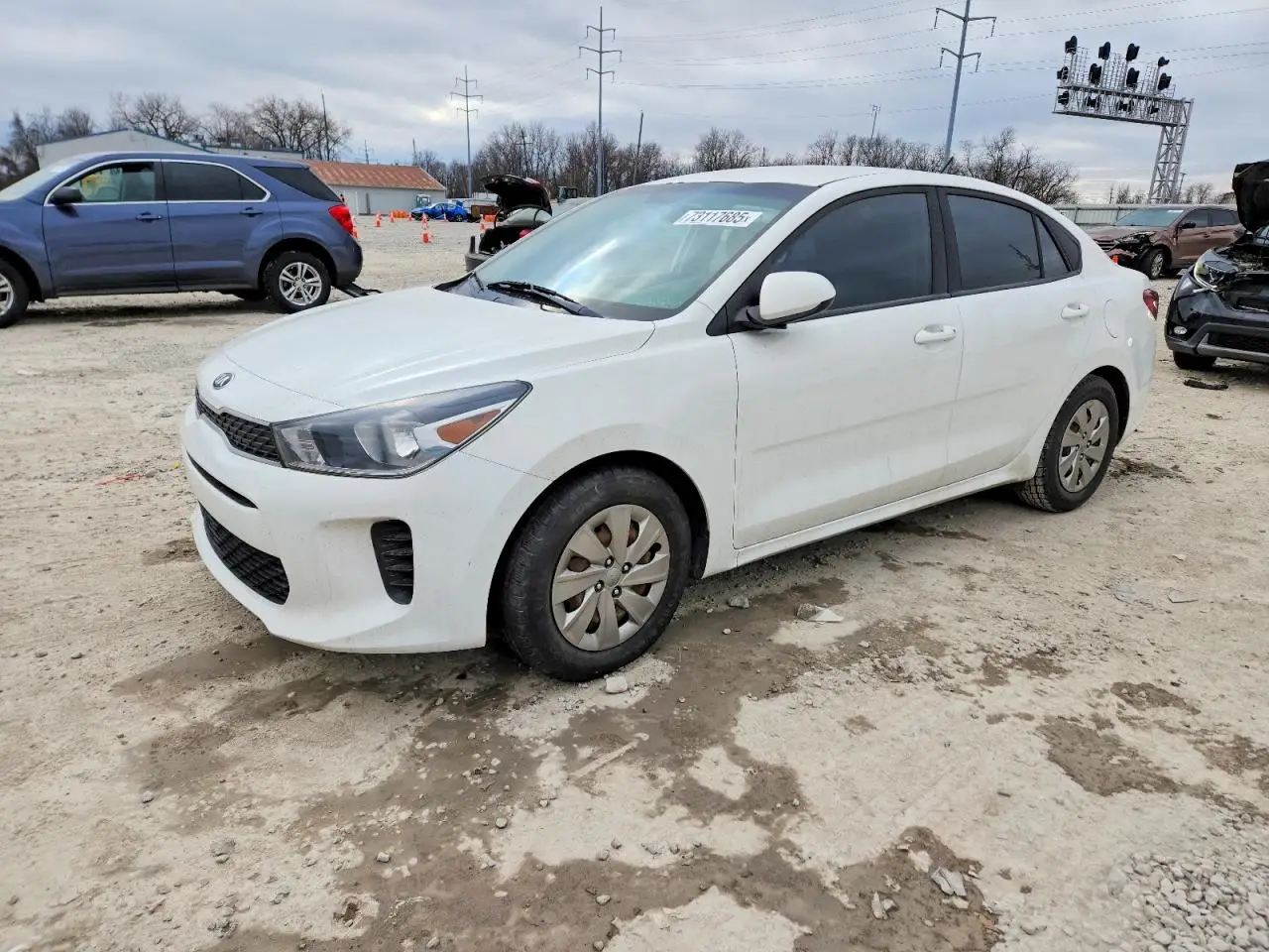 KIA RIO 2018. Lot# 73117685. VIN 3KPA24AB0JE047737. Photo 1