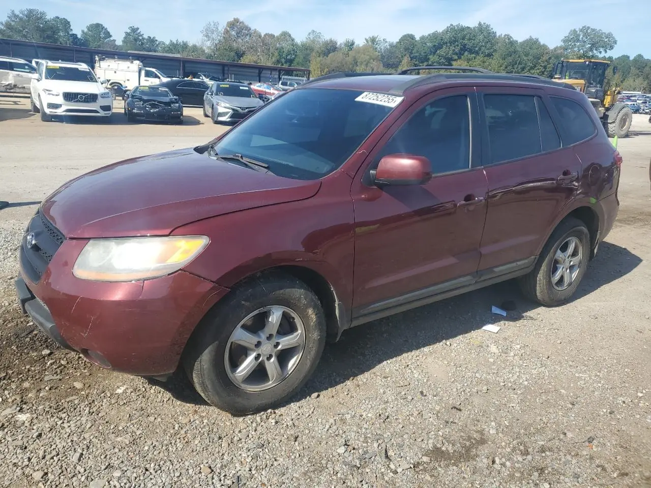 HYUNDAI SANTA FE 2008. Lot# 87252255. VIN 5NMSG13D48H167871. Photo 1