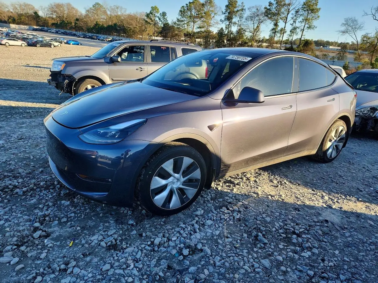 TESLA MODEL Y 2023. Lot# 74739705. VIN 7SAYGDED7PF957290. Photo 1