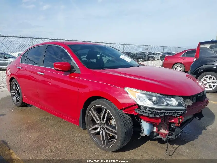 HONDA ACCORD 2017. Lot# 43843101. VIN 1HGCR2F15HA156380. Photo 1