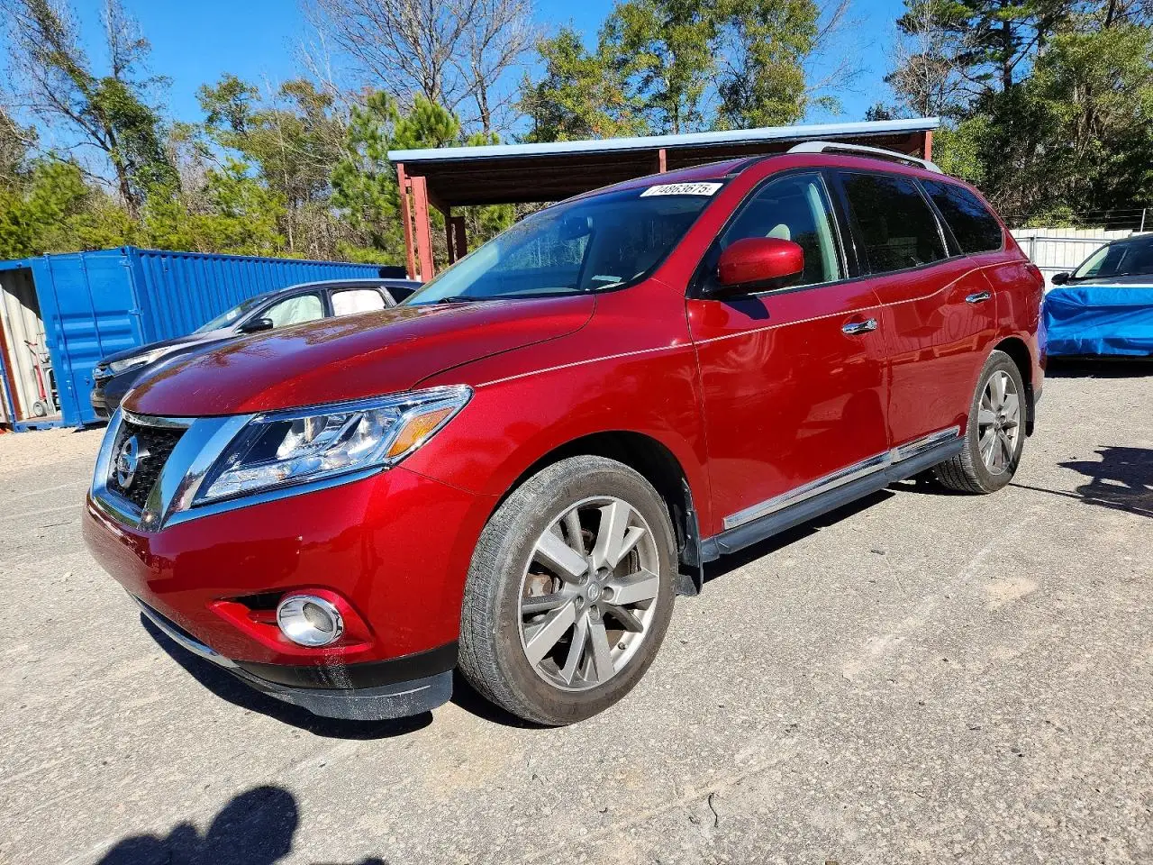 NISSAN PATHFINDER 2014. Lot# 74863675. VIN 5N1AR2MN6EC642705. Photo 1