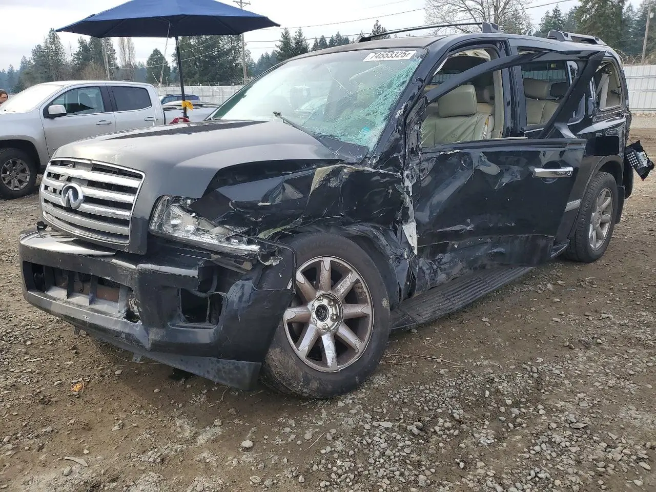 INFINITI QX56 2004. Lot# 74553325. VIN 5N3AA08C34N811836. Photo 1