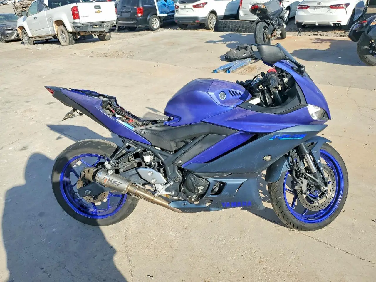 YAMAHA YZF600 2023. Lot# 98077325. VIN MH3RH18Y3PK009467. Photo 1