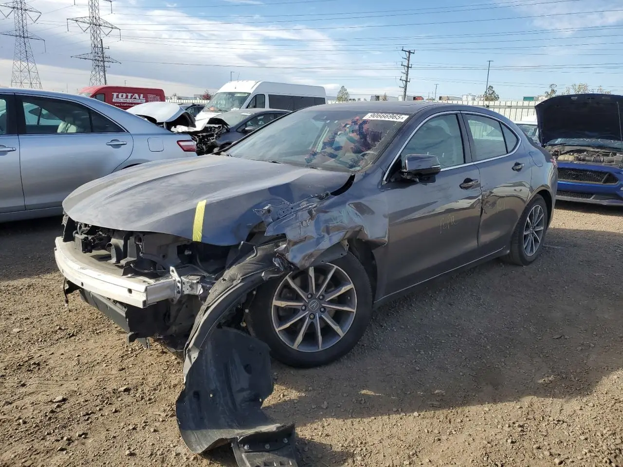 ACURA TLX 2019. Lot# 90666965. VIN 19UUB1F38KA003441. Photo 1
