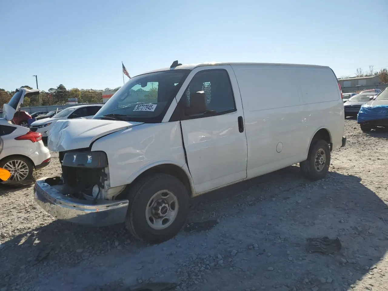 GMC SAVANA 2020. Lot# 90727945. VIN 1GTW7AFG2L1173209. Photo 1