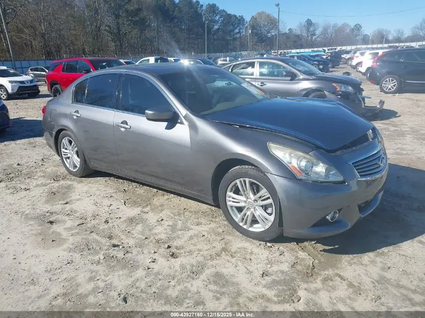 INFINITI G25 2011. Lot# 43927160. VIN JN1DV6AP0BM600307. Photo 1