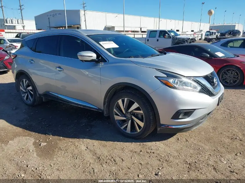 NISSAN MURANO 2018. Lot# 43932512. VIN 5N1AZ2MG5JN184414. Photo 1