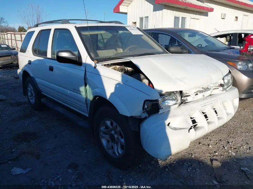 ISUZU RODEO 2002. Lot# 43886325. VIN 4S2CK58W124306072. Photo 1