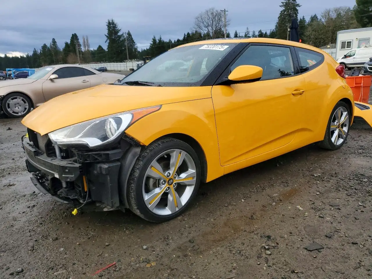 HYUNDAI VELOSTER 2017. Lot# 75220175. VIN KMHTC6AD3HU318204. Photo 1
