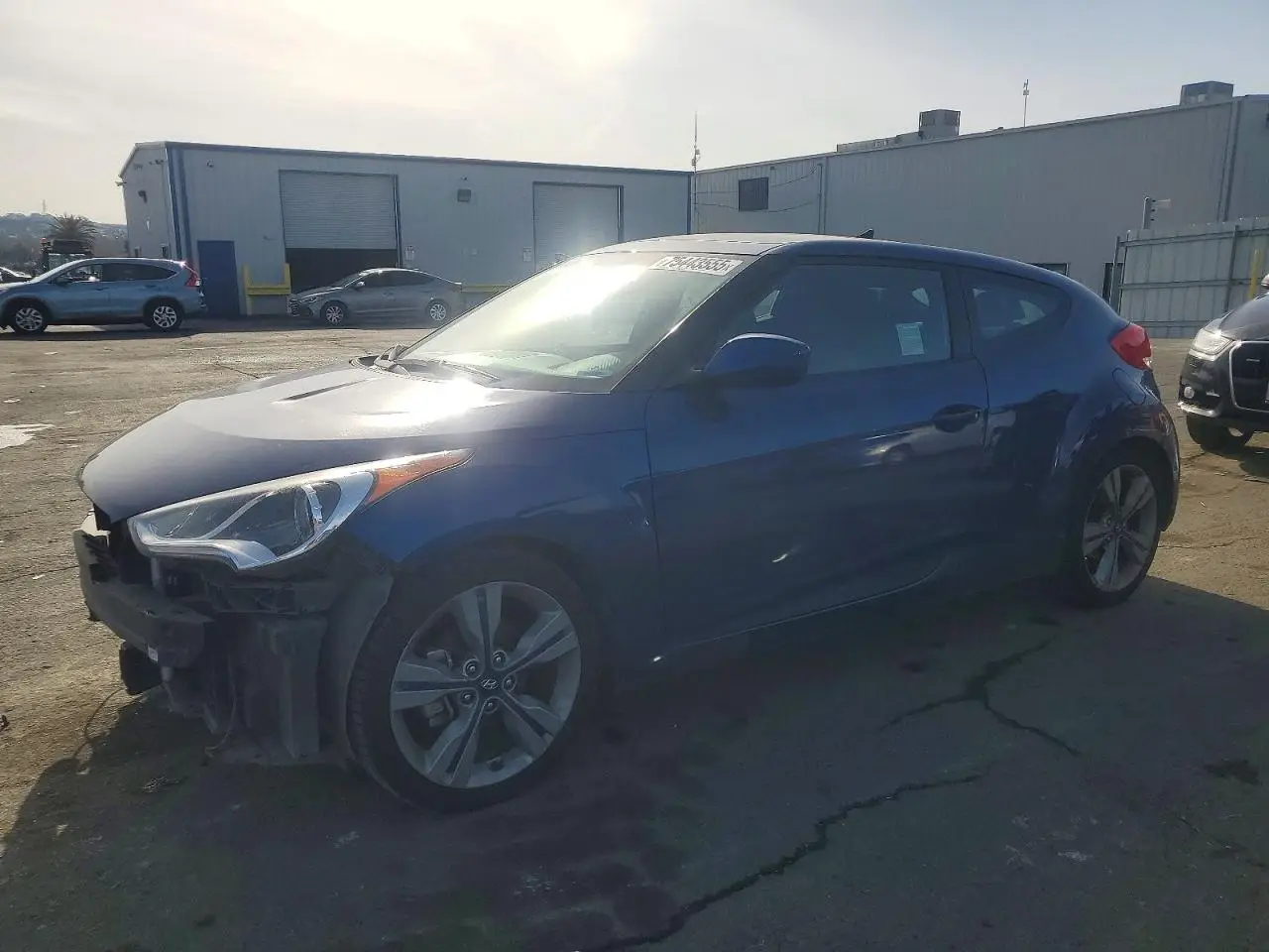 HYUNDAI VELOSTER 2017. Lot# 75443555. VIN KMHTC6AD8HU317047. Photo 1