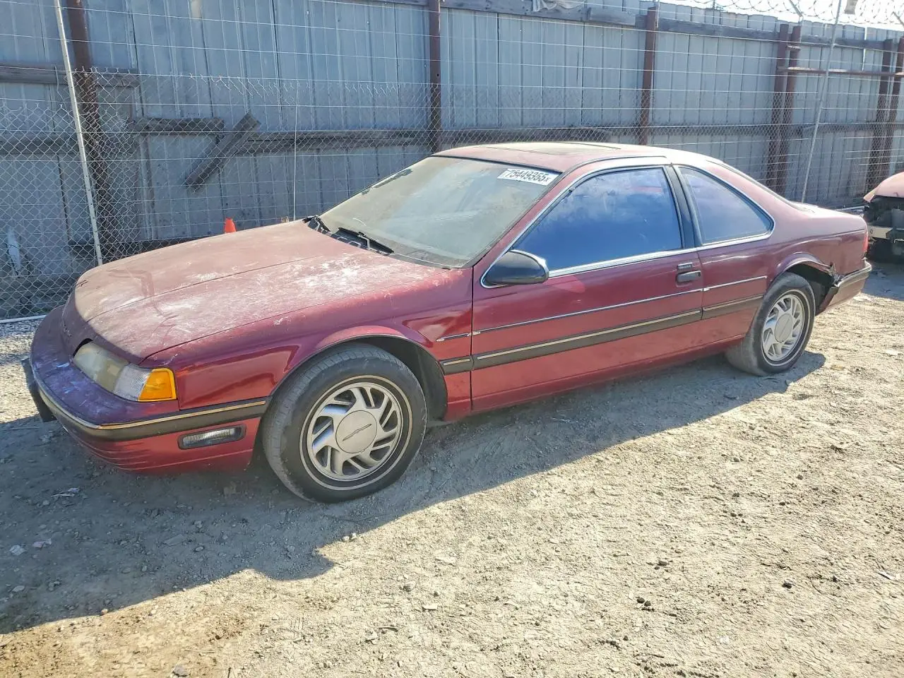 FORD TBIRD 1989. Lot# 75449355. VIN 1FAPP6243KH189914. Photo 1