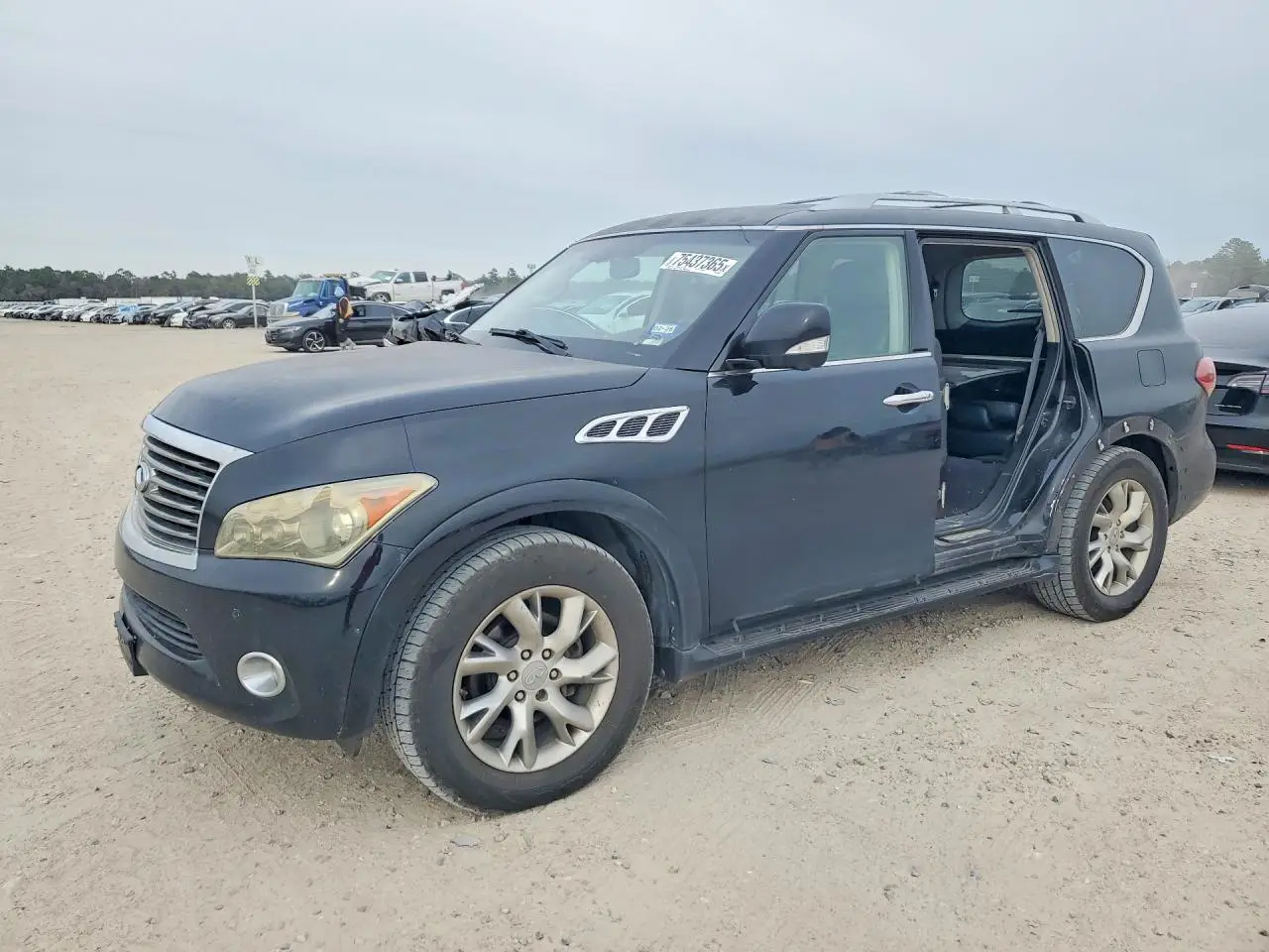 INFINITI QX56 2013. Lot# 75437365. VIN JN8AZ2NE9D9040593. Photo 1