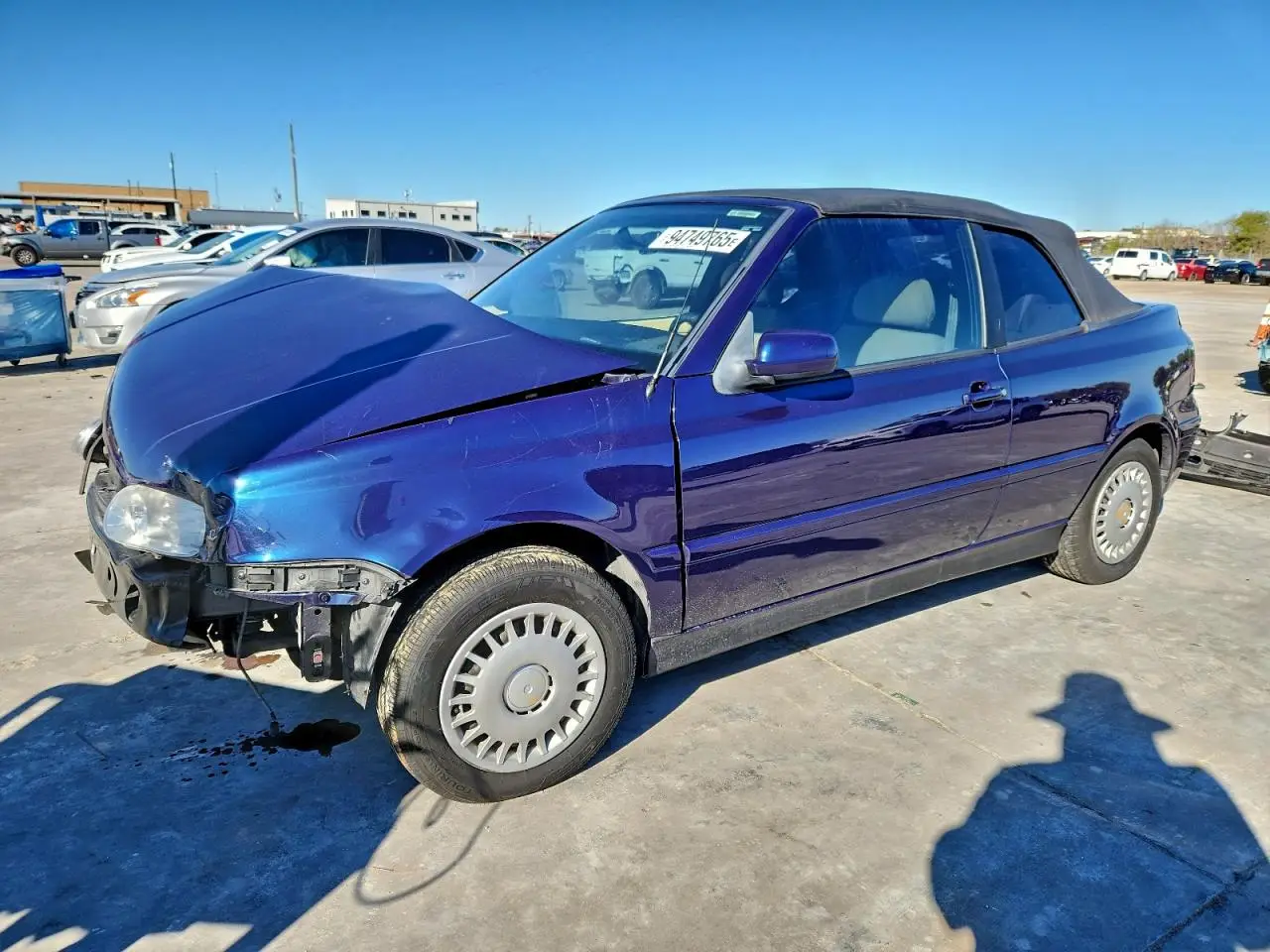 VOLKSWAGEN CABRIO 1999. Lot# 94749765. VIN 3VWCB61E4XM813205. Photo 1