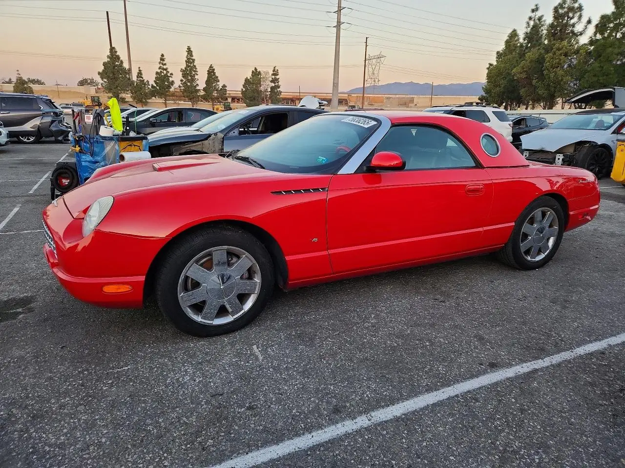 FORD TBIRD 2003. Lot# 75638265. VIN 1FAHP60A83Y111109. Photo 1