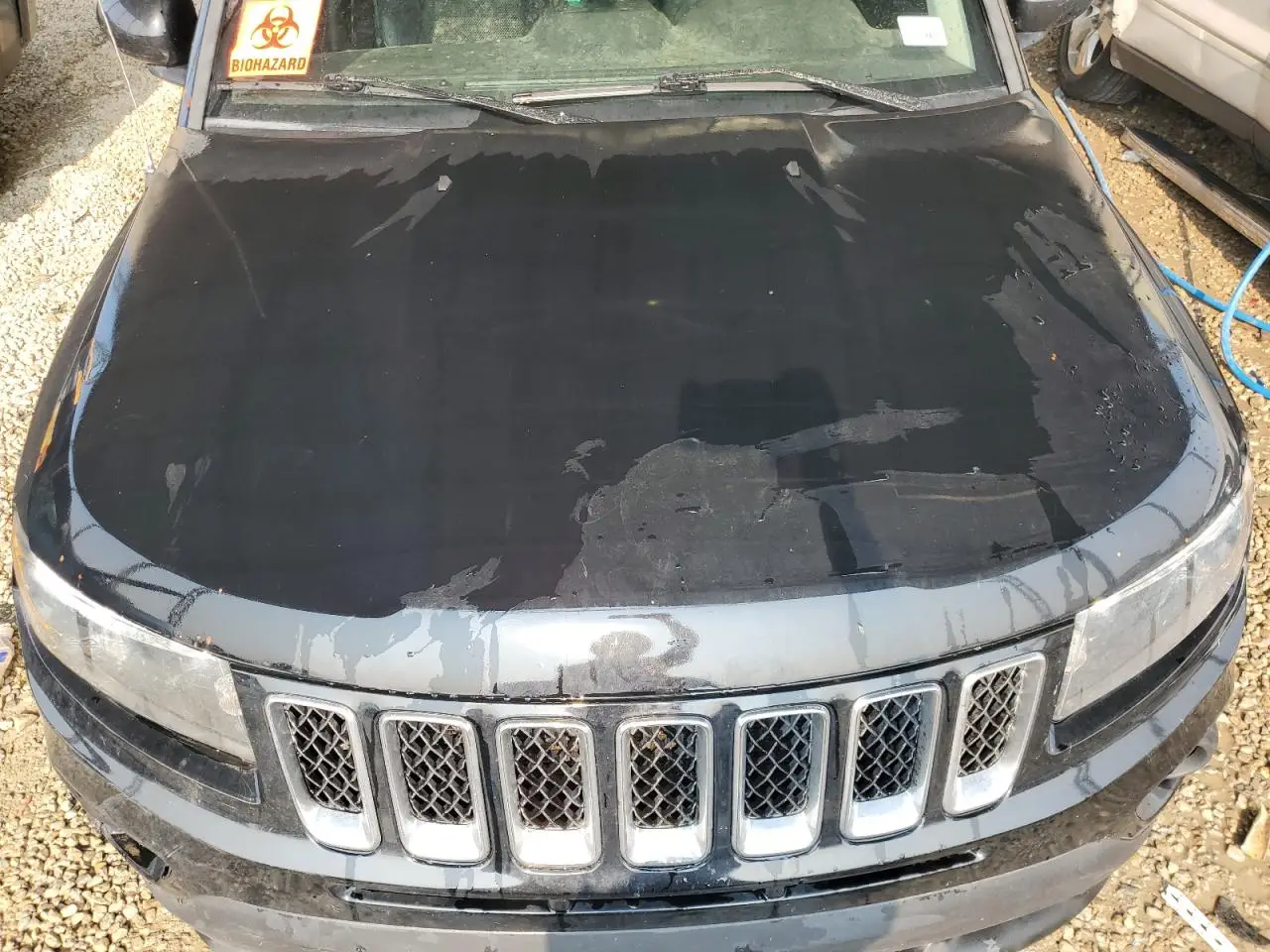 1C4NJCEA9GD734712 JEEP COMPASS 2016 BLACK Photo 12