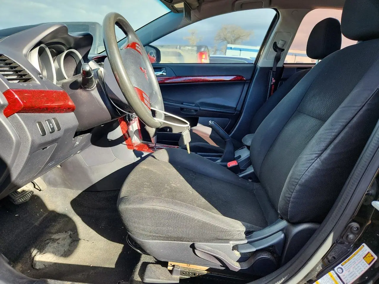 JA32U2FU8HU005498 MITSUBISHI LANCER 2017 BLACK Photo 7