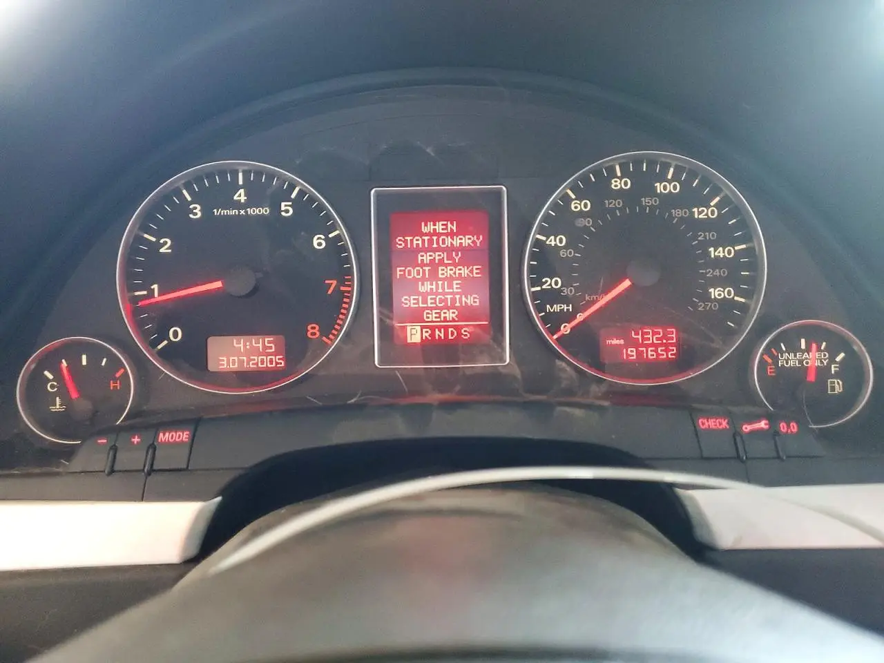 WAUSH78E87A074889 AUDI A4 2007 SILVER Photo 9