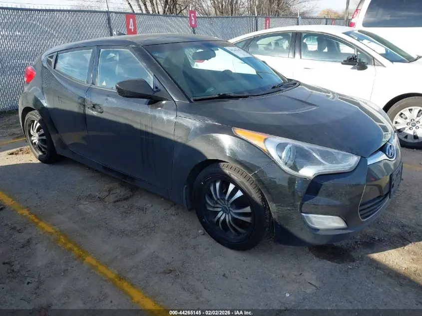 HYUNDAI VELOSTER 2012. Lot# 44265145. VIN KMHTC6AD2CU076482. Photo 1