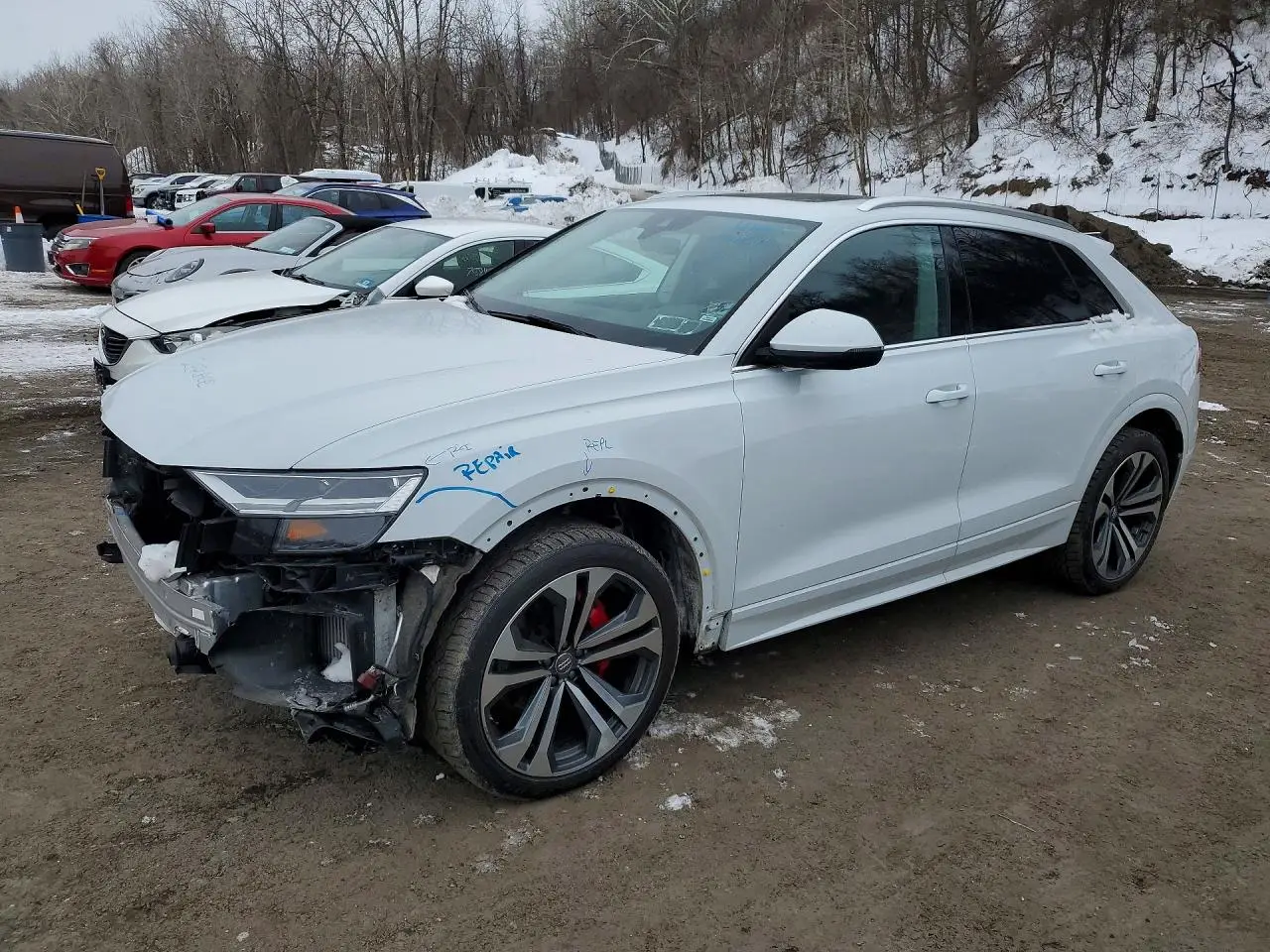 AUDI Q8 2019. Lot# 74729495. VIN WA1BVBF11KD030796. Photo 1