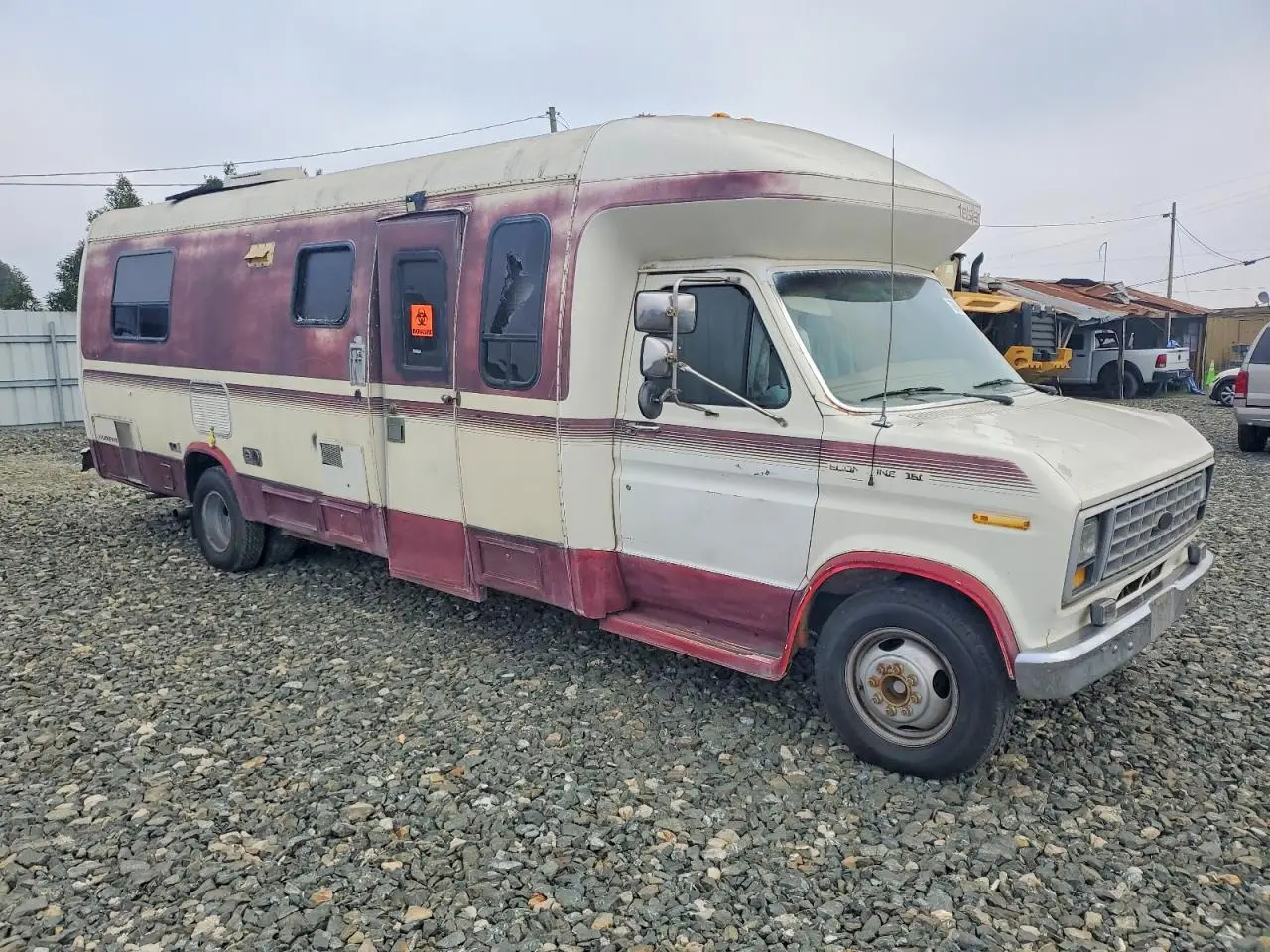 FORD E350 1987. Lot# 73906625. VIN 1FDKE30L9GHA73672. Photo 1