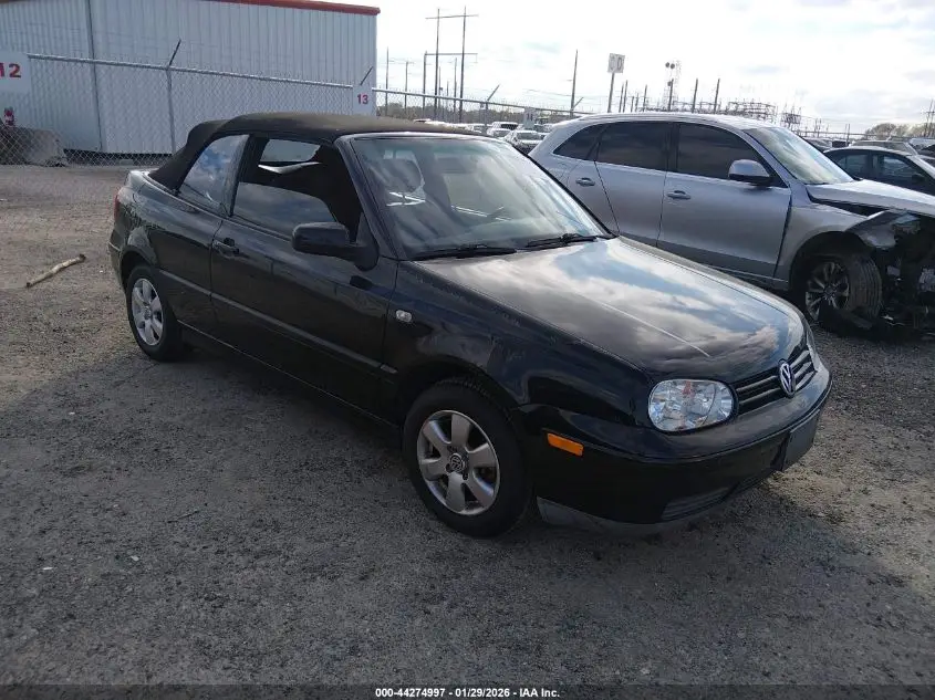 VOLKSWAGEN CABRIO 2001. Lot# 44274997. VIN 3VWDC21V11M806861. Photo 1