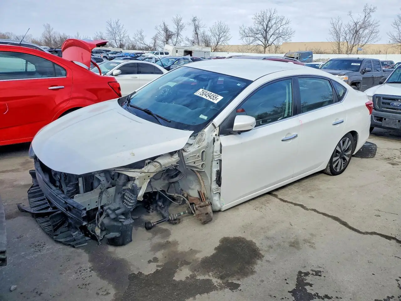 NISSAN SENTRA 2017. Lot# 75049455. VIN 3N1AB7AP5HY272499. Photo 1