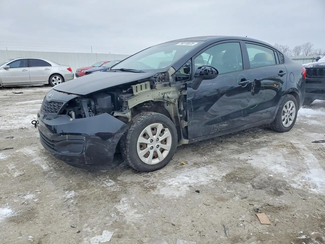 KIA RIO 2015. Lot# 76070825. VIN KNADM4A30F6438896. Photo 1