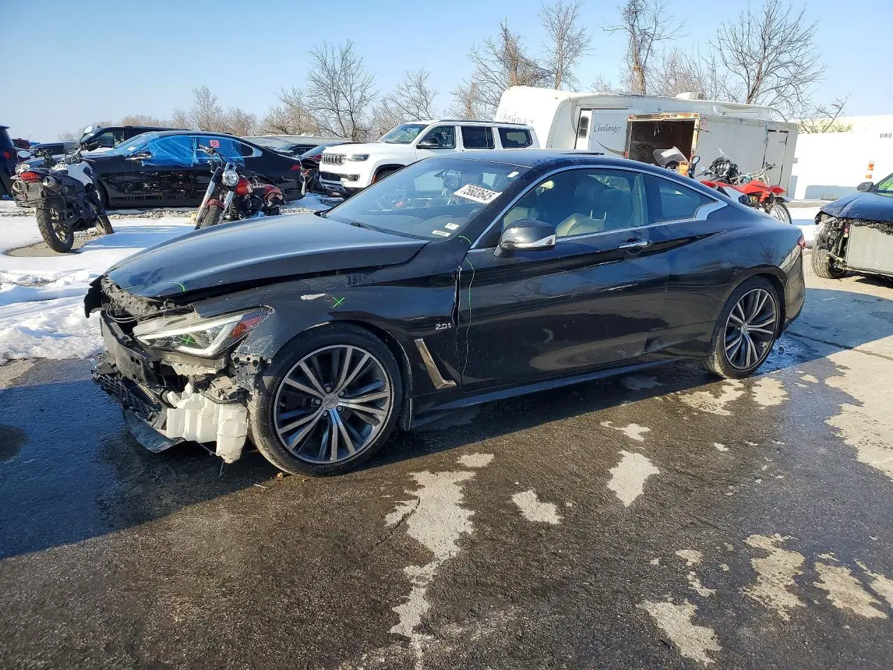 INFINITI Q60 2018. Lot# 75603645. VIN JN1CV7ELXJM250031. Photo 1
