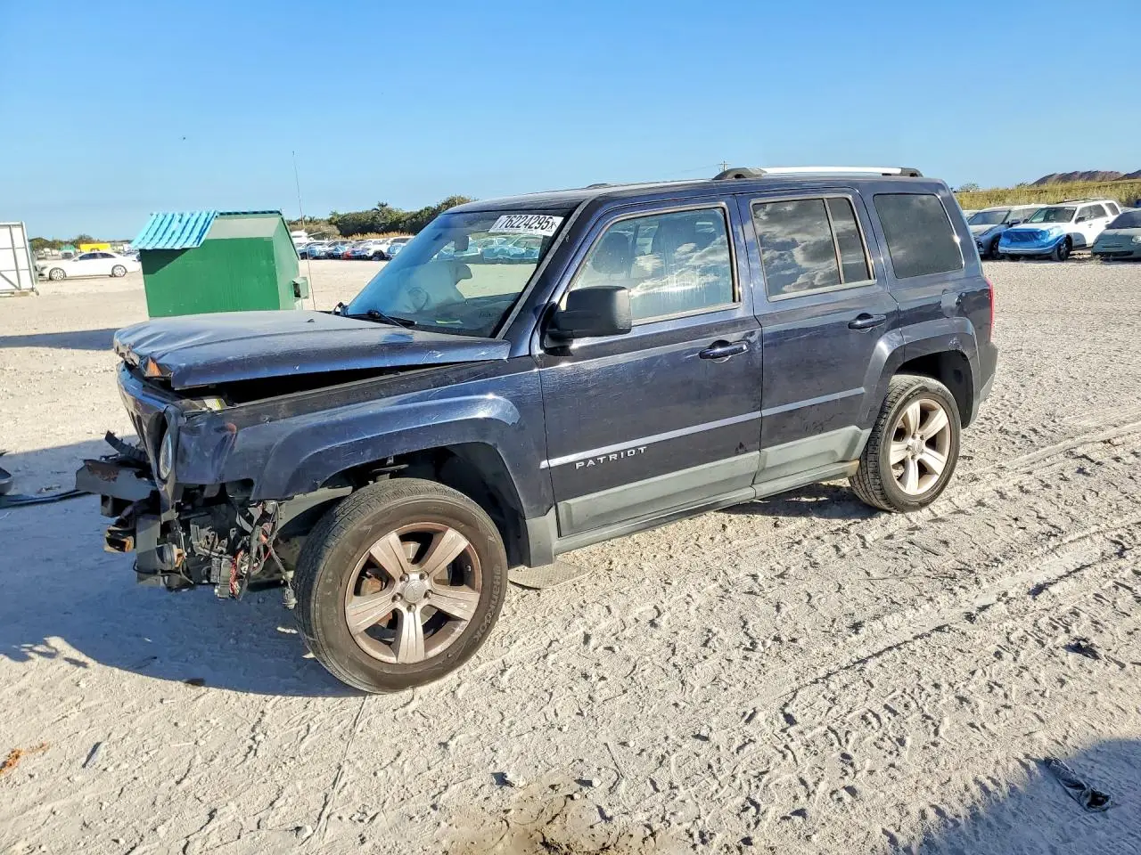 JEEP PATRIOT 2011. Lot# 76224295. VIN 1J4NF4GB3BD213050. Photo 1