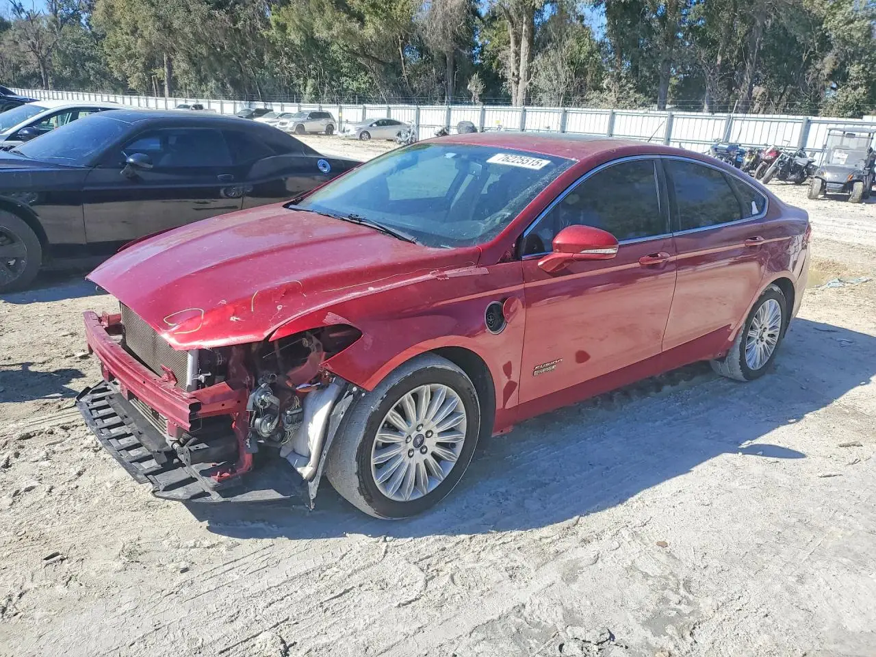 FORD FUSION 2016. Lot# 76225515. VIN 3FA6P0PU0GR238008. Photo 1