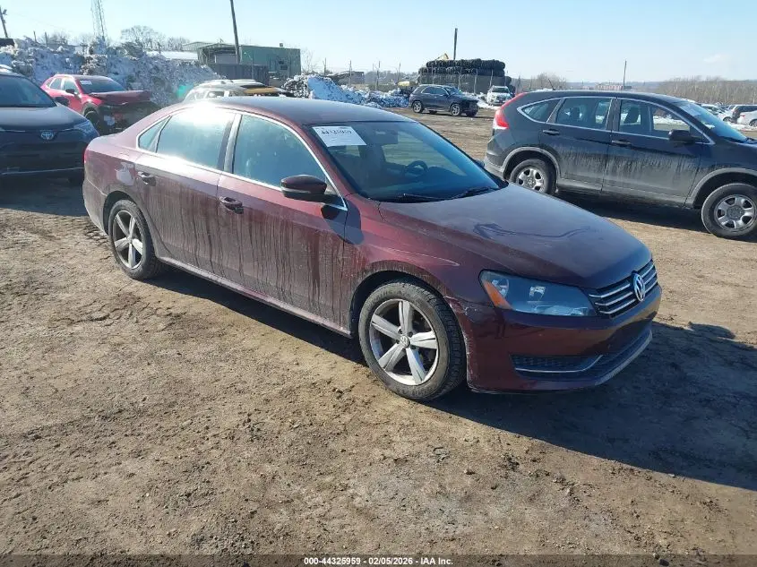 VOLKSWAGEN PASSAT 2012. Lot# 44325959. VIN 1VWBH7A39CC093636. Photo 1