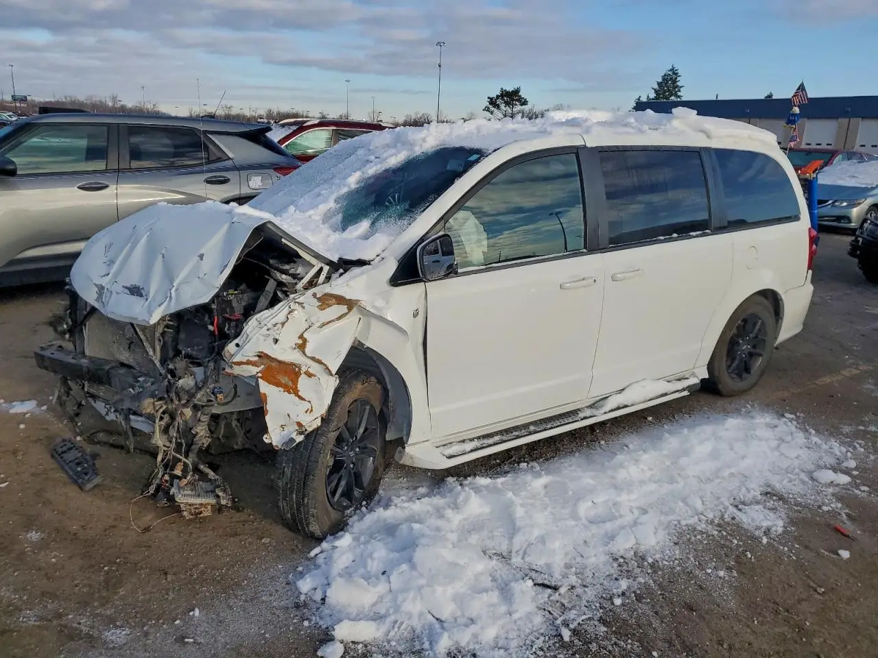 DODGE CARAVAN 2019. Lot# 96590285. VIN 2C4RDGCG9KR757291. Photo 1