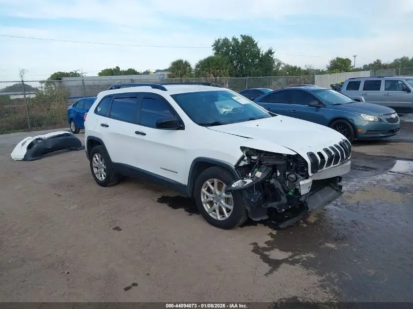JEEP CHEROKEE 2016. Lot# 44094073. VIN 1C4PJLAB9GW281977. Photo 1