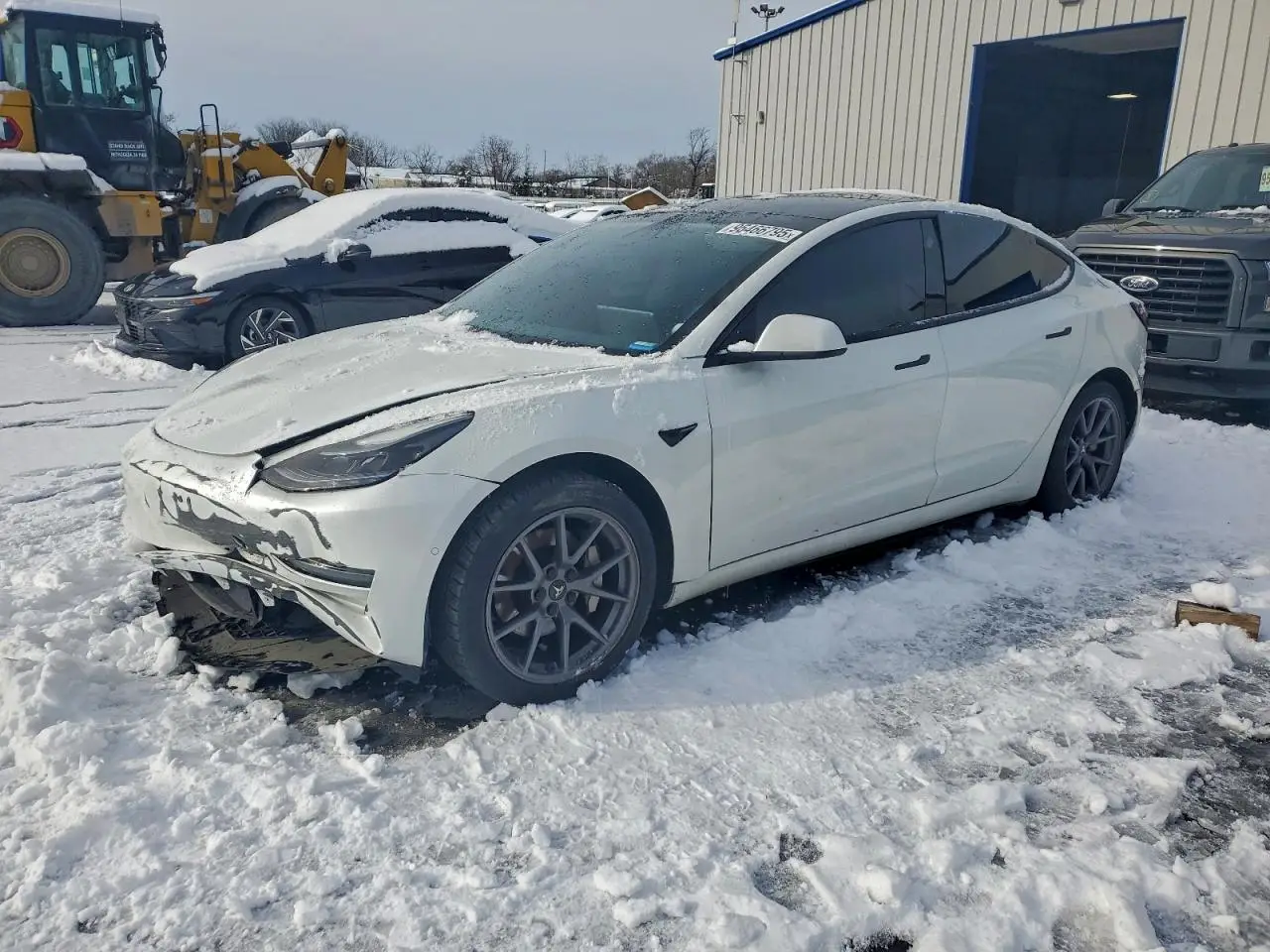 TESLA MODEL 3 2021. Lot# 95466795. VIN 5YJ3E1EA7MF027421. Photo 1