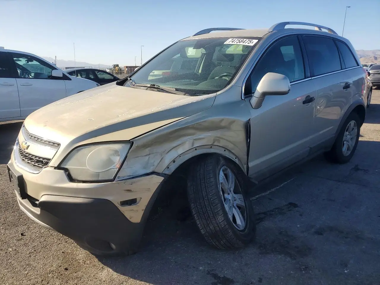 CHEVROLET CAPTIVA 2014. Lot# 74758475. VIN 3GNAL2EK7ES598340. Photo 1
